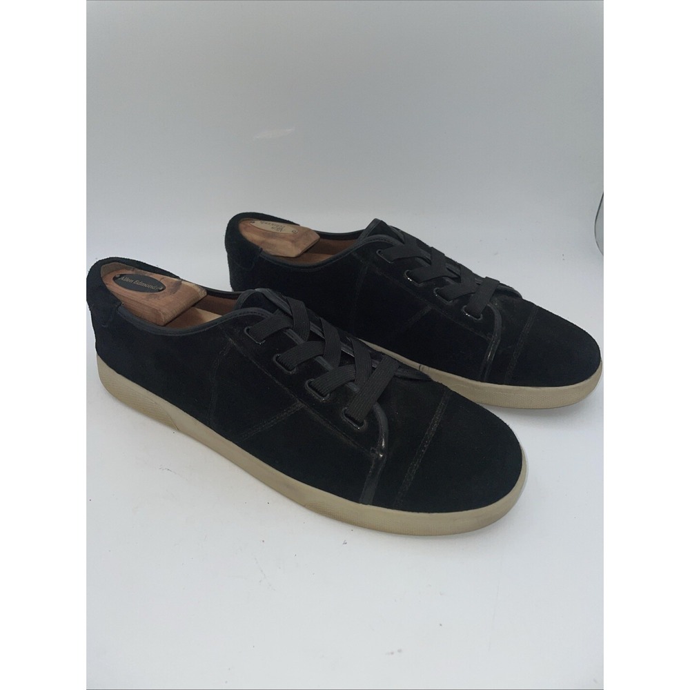 Vionic Womens Sneakers Shoes Brinley Size 11 M Black White Suede Comfort Lace Up
